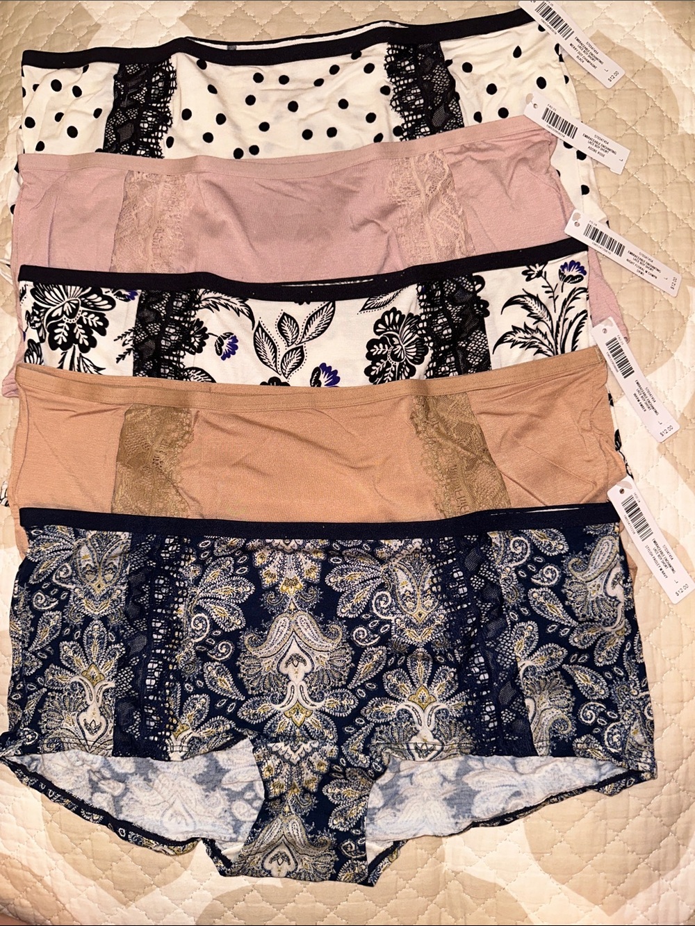 Soma Embraceable Enchanting Lace Boy Short Bundle